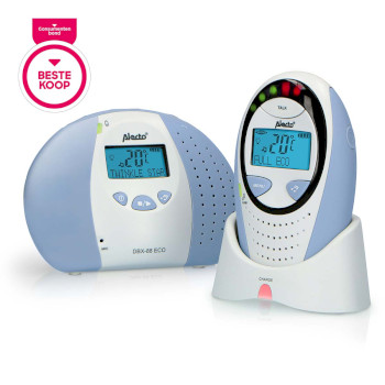 DBX-88 ECO Dbx-88 eco full eco dect babyfoon met display wit/blauw